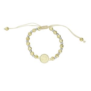 Pulsera San Benito Baño de Oro BO4289