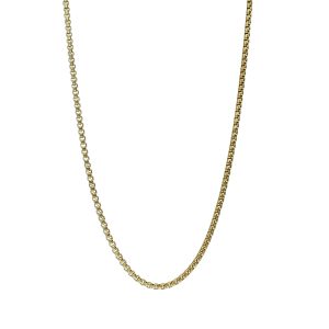 Cadena Dorada 2.0 mm, 60 cm Acero Inoxidable A005424