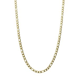 Cadena Tipo Cartier 3 mm Dorada 50 cm Acero Inoxidable A005441