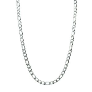 Cadena Tipo Cartier 3.8 Plateada 50 cm Acero Inoxidable A005442