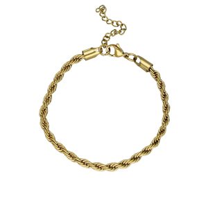 Pulsera Torsal Dorada Acero Inoxidable A005464