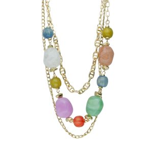 Collar Chapa de Oro B03659