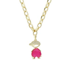 Collar Chapa de Oro    BO3878