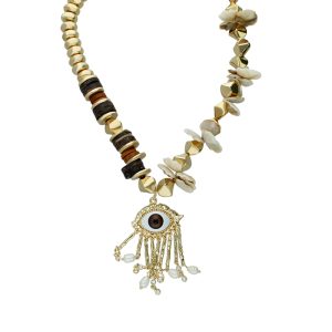 Collar Chapa de Oro BO3896