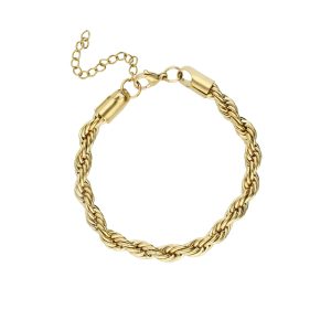 Pulsera Torsal Plateada Acero Inoxidable A005468