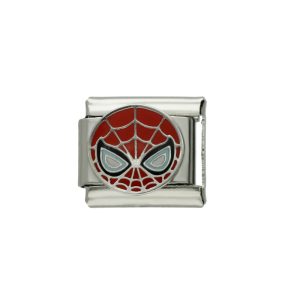 Charm de Hombre Araña Plateado de Acero Inoxidable A005987