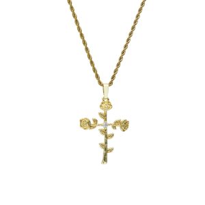Collar de Chapa de Oro y Acero BA1006