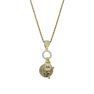 Collares Chapa de Oro y Acero BA1051