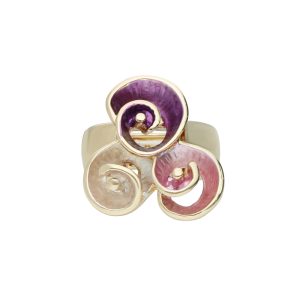 Anillo Chapa de Oro BO3841