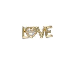 Dije de Love Para Relicario de Chapa de Oro BO4697
