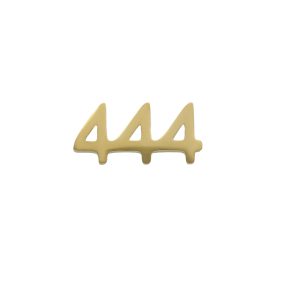 Dije de # 444 Para Relicario de Chapa de Oro BO4708
