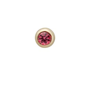 Dije de Piedra Rosa, Arcangel Chamuel Para Relicario de Chapa de Oro BO4720