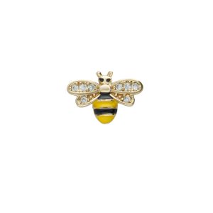 Dije de Abeja Para Relicario de Chapa de Oro BO4743